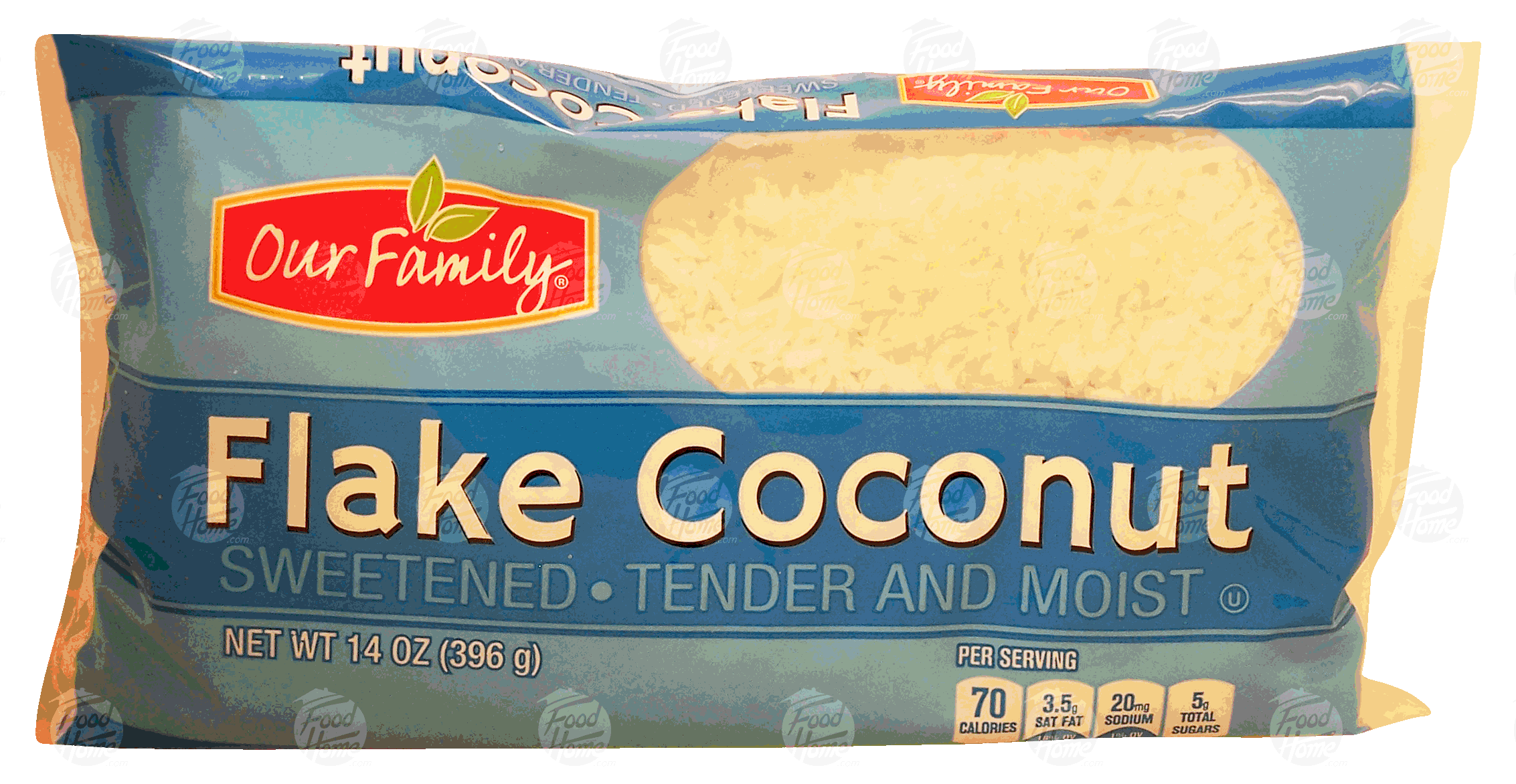 Our Family  flake coconut, sweetened Full-Size Picture